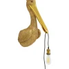 Applique Animal Spoonbill Dore 29X62Cm