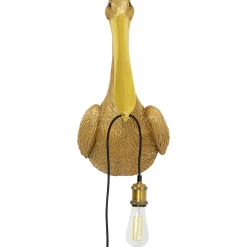 Applique Animal Spoonbill Dore 29X62Cm