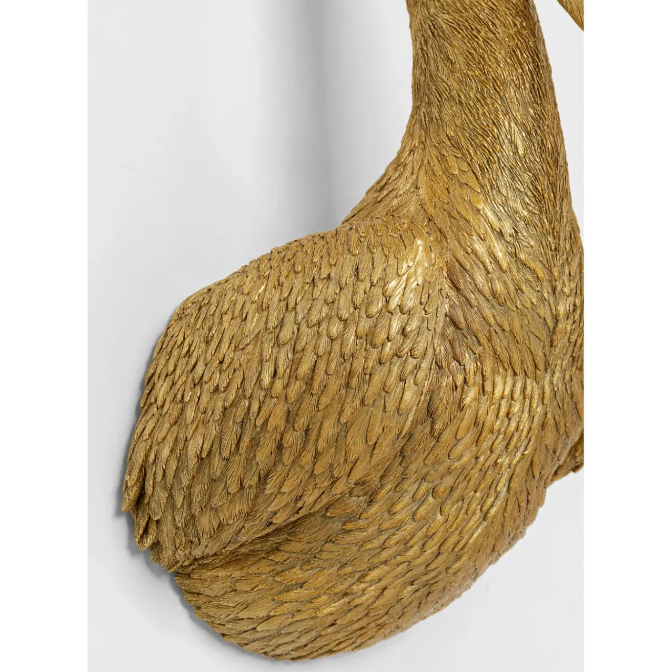 Applique Animal Spoonbill Dore 29X62Cm