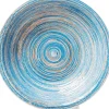 Assiette Creuse Swirl Bleu O21Cm