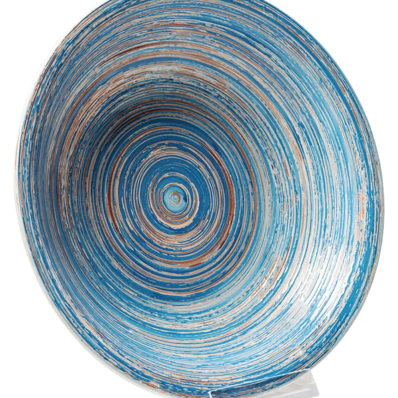 Assiette Creuse Swirl Bleu O21Cm