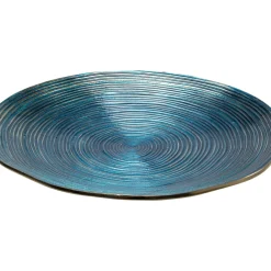 Assiette Décorative Melia Bleu Fonce O46Cm