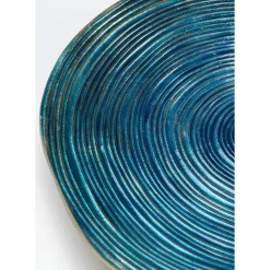 Assiette Décorative Melia Bleu Fonce O46Cm