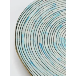 Assiette Décorative Melia Bleu Clair O37Cm