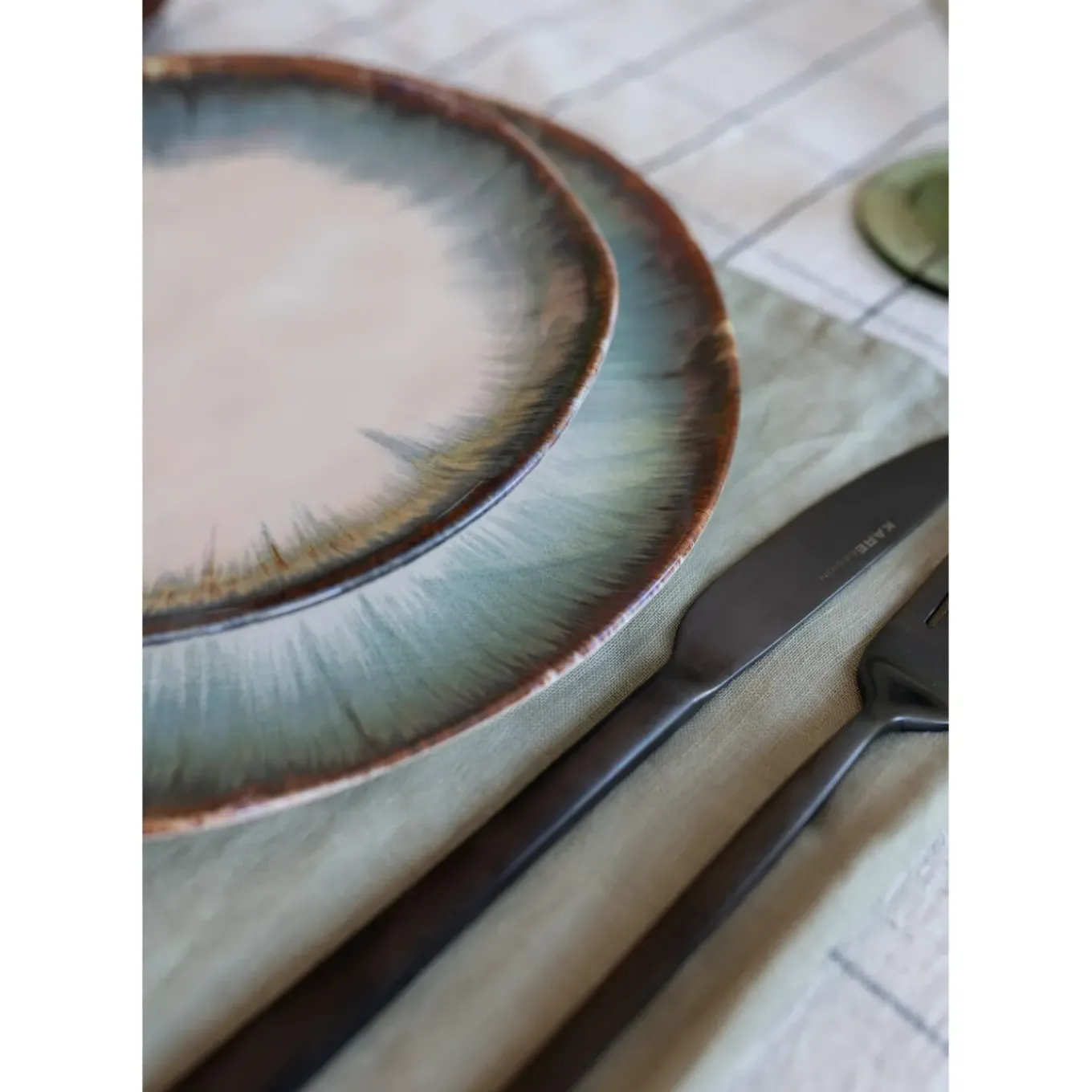 Assiette Laguna Bleu O26Cm