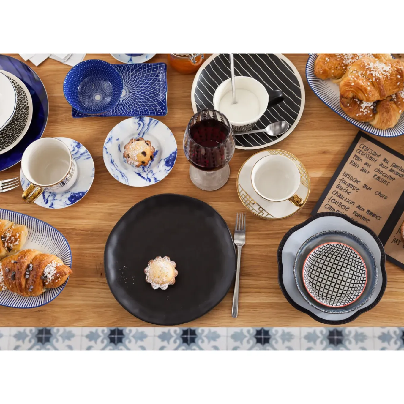 Assiette Organic Noire O26Cm