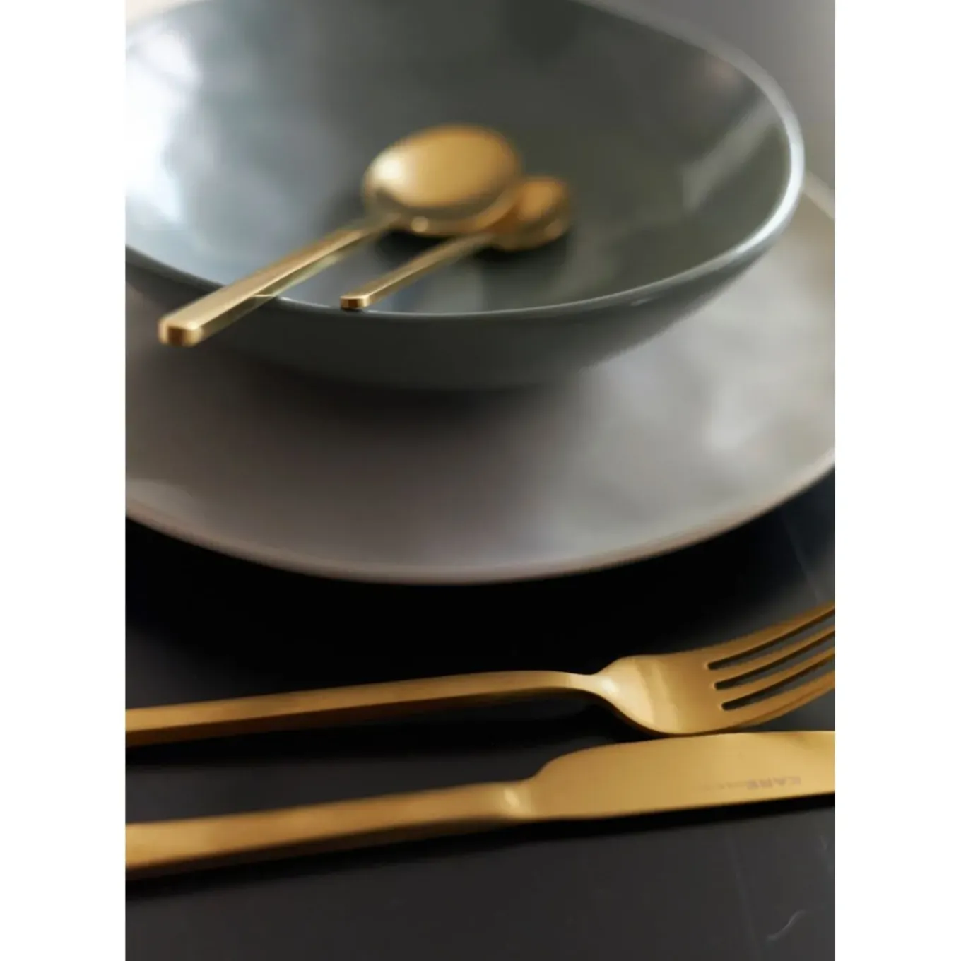 Assiette Organic Noire O26Cm