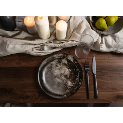 Assiette Savannah Marron/Gris O20