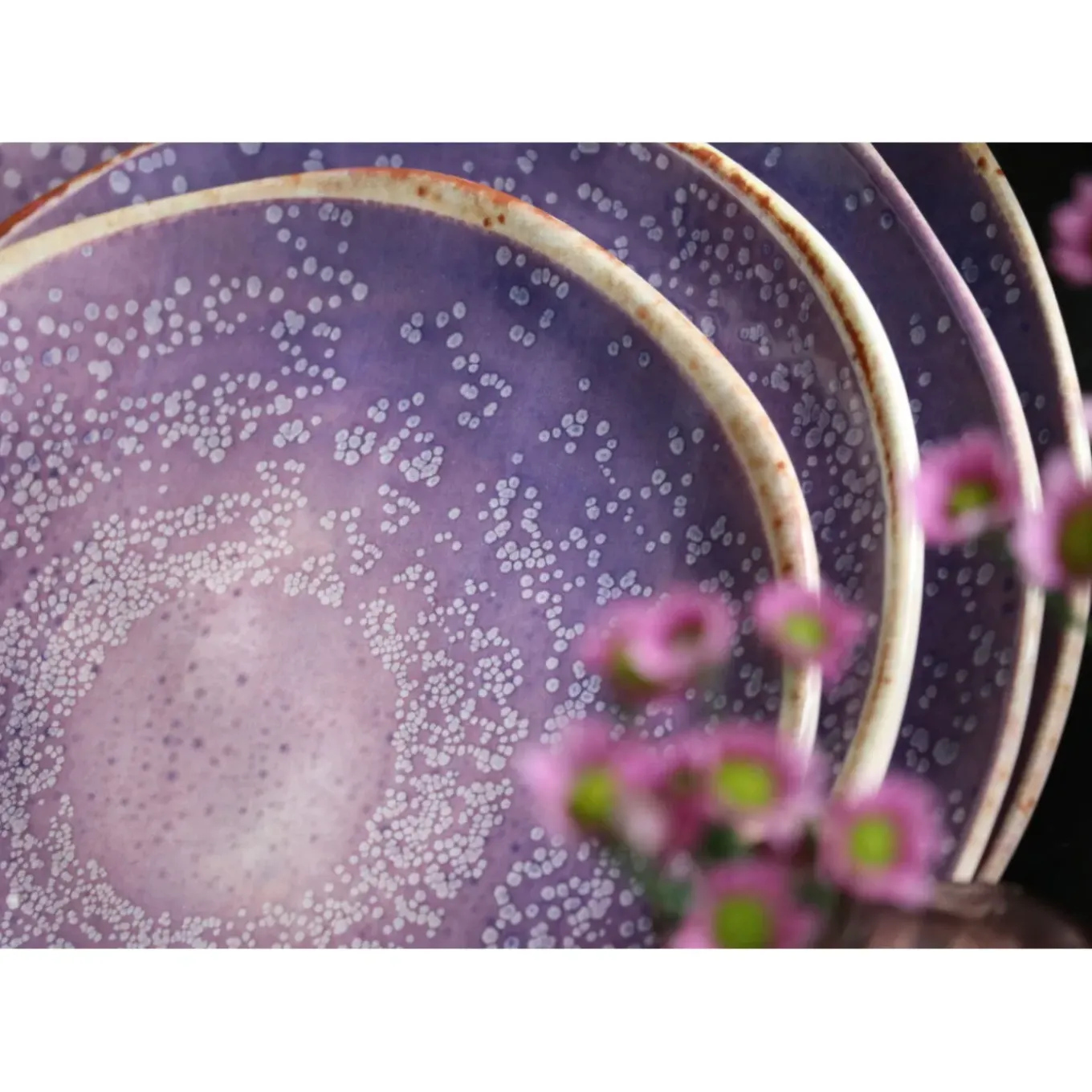 Assiette Shirley Violet O21Cm