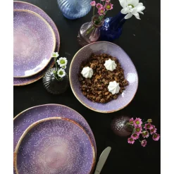 Assiette Shirley Violet O26Cm