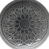 Assiette Sicilia Mandala Gris O21Cm