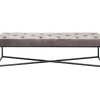 Banquette Crossover Gris Noir 150X40Cm