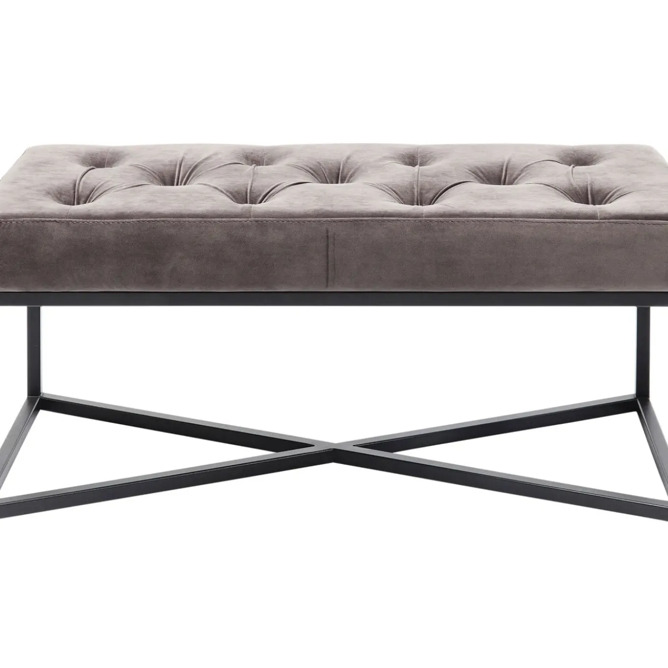 Banquette Crossover Gris Noir 90X40Cm