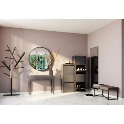 Banquette Crossover Gris Noir 90X40Cm