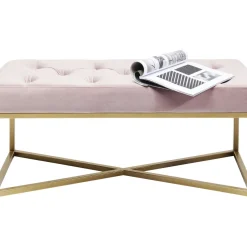 Banquette Crossover Rose Laiton 90X40Cm