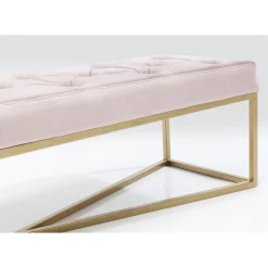 Banquette Crossover Rose Laiton 150X40Cm