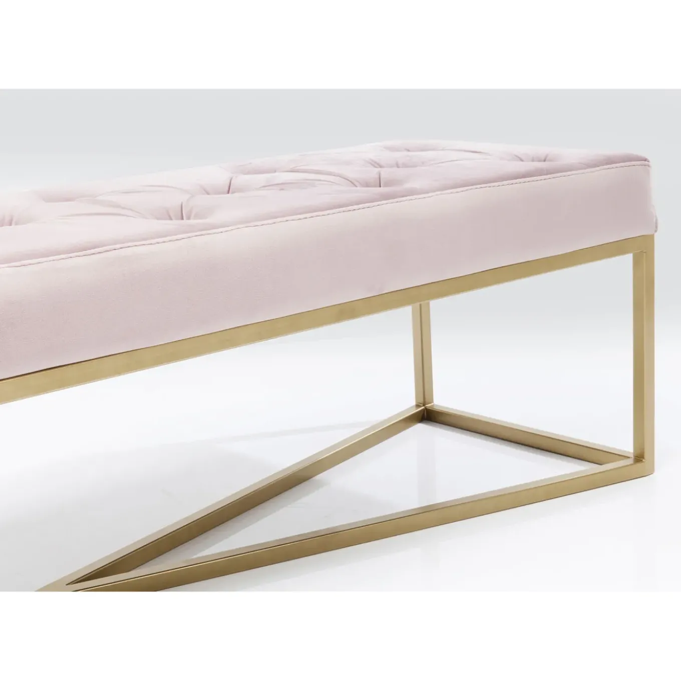 Banquette Crossover Rose Laiton 150X40Cm