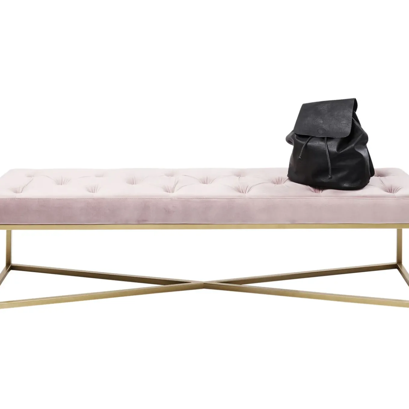 Banquette Crossover Rose Laiton 150X40Cm