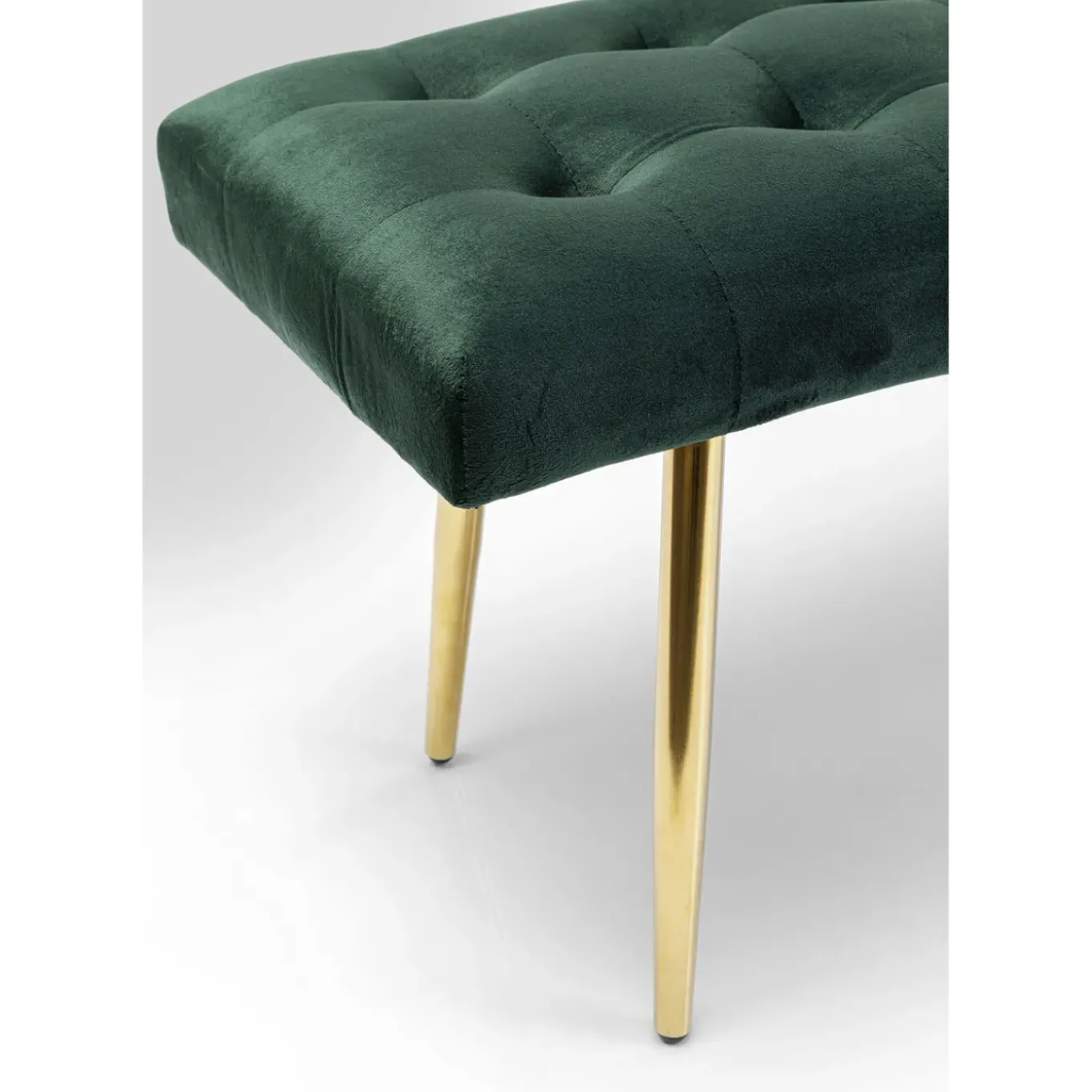 Banquette Dallas Velours Vert 110Cm