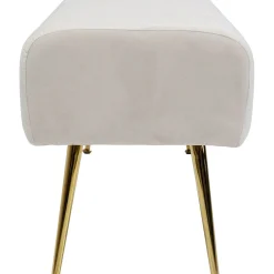 Banquette Deria Velours Creme 110Cm