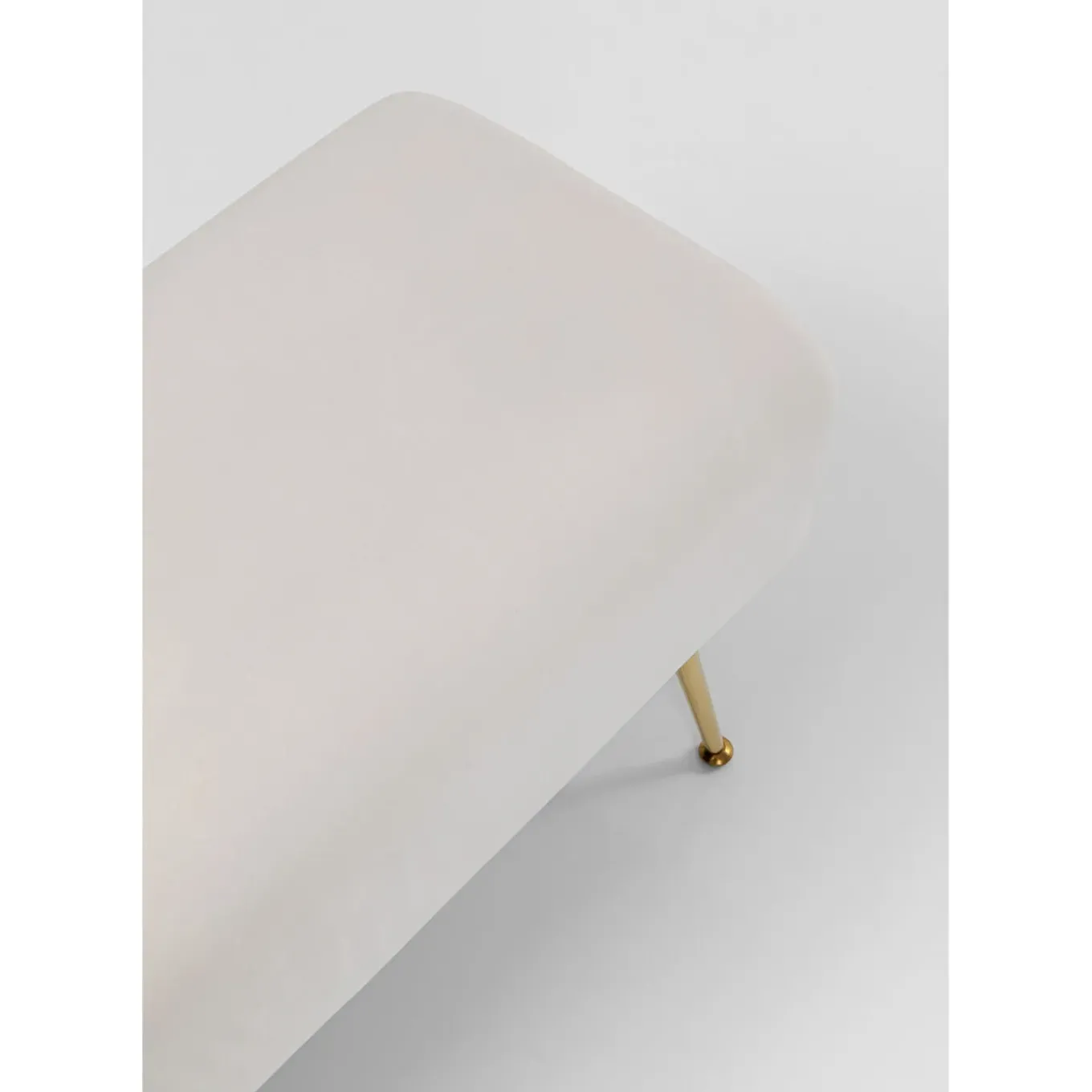 Banquette Deria Velours Creme 110Cm