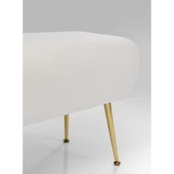 Banquette Deria Velours Creme 110Cm