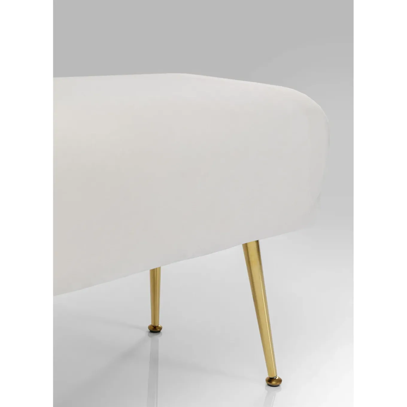 Banquette Deria Velours Creme 110Cm