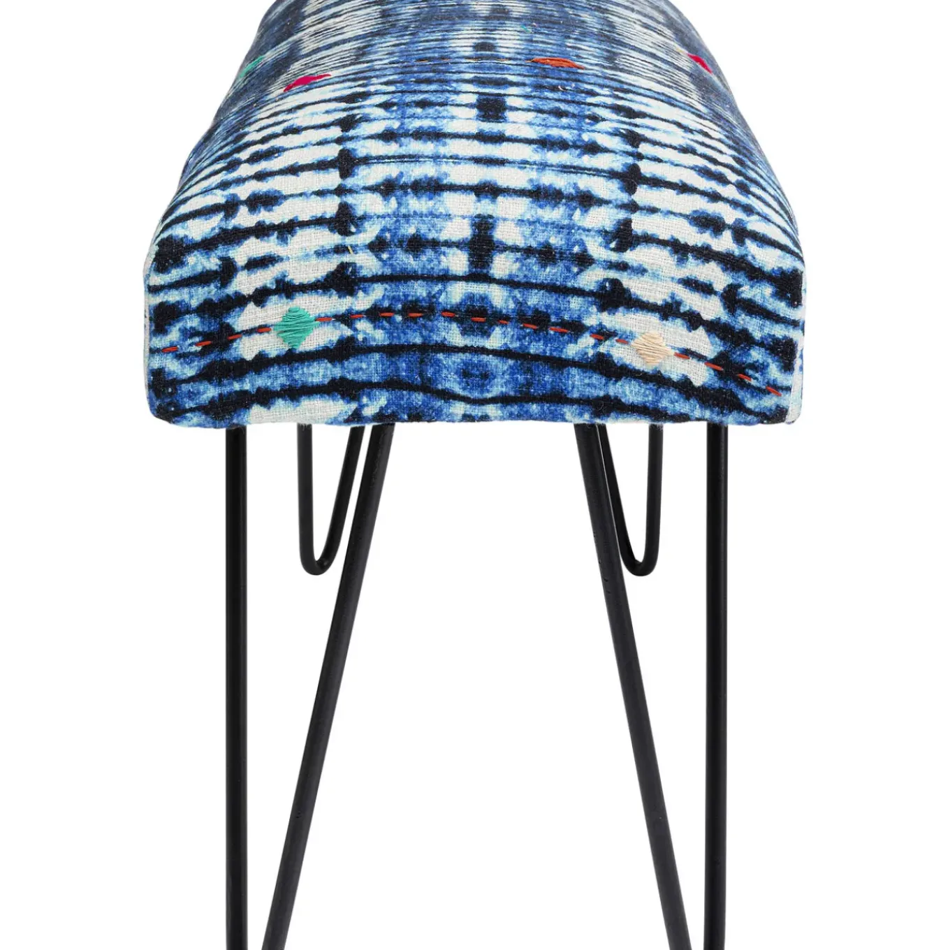 Banquette Desna Patchwork Bleu 80Cm