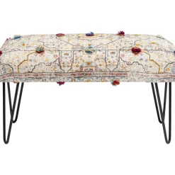 Banquette Desna Patchwork Creme Multi 80Cm