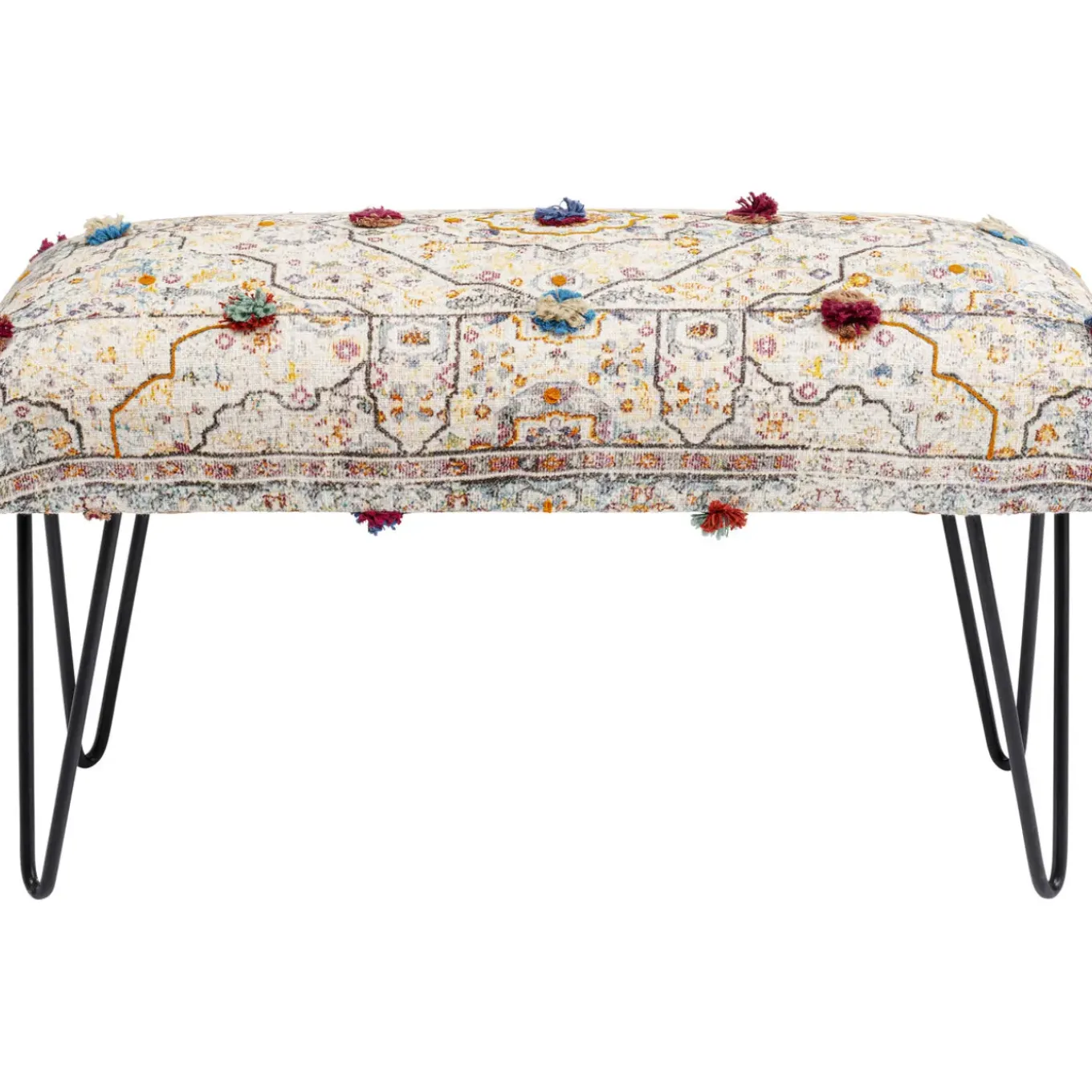 Banquette Desna Patchwork Creme Multi 80Cm