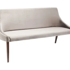 Banquette Mode Sans Acc. Velours Gris