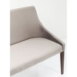 Banquette Mode Sans Acc. Velours Gris