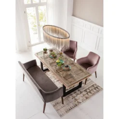 Banquette Mode Velours Gris