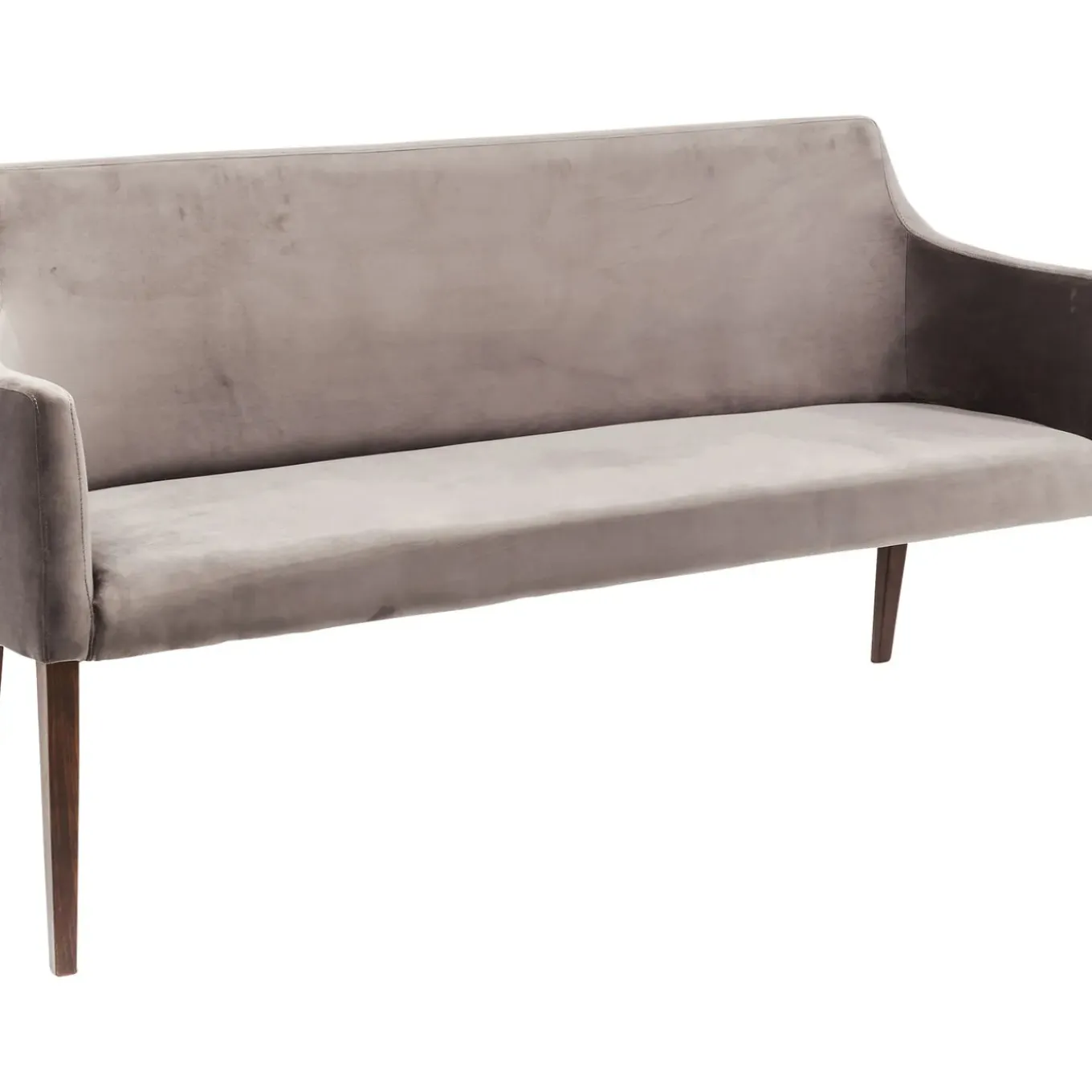 Banquette Mode Velours Gris
