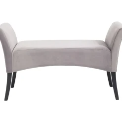 Banquette Motley Velvet Silvergrey