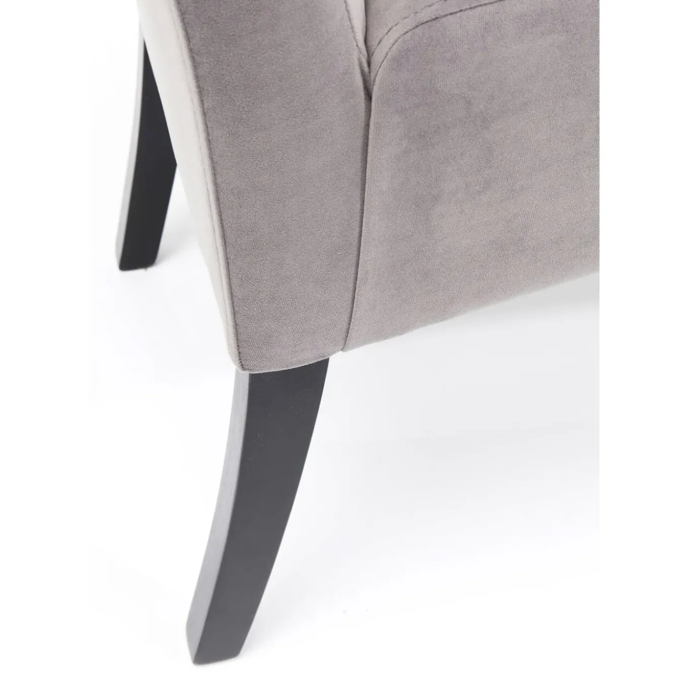 Banquette Motley Velvet Silvergrey