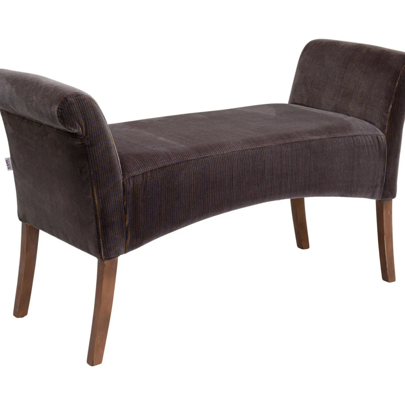 Banquette Motley Verlours Marron