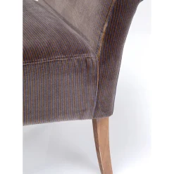 Banquette Motley Verlours Marron
