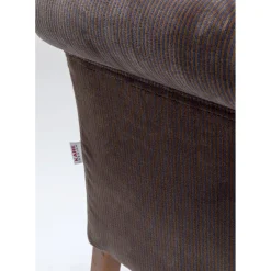 Banquette Motley Verlours Marron