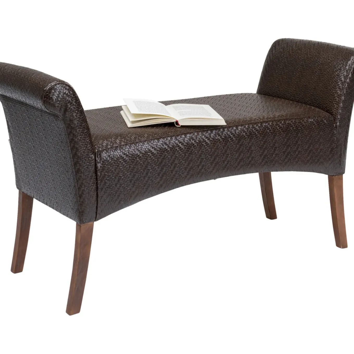 Banquette Motley Zigzag Marron
