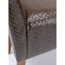 Banquette Motley Zigzag Marron
