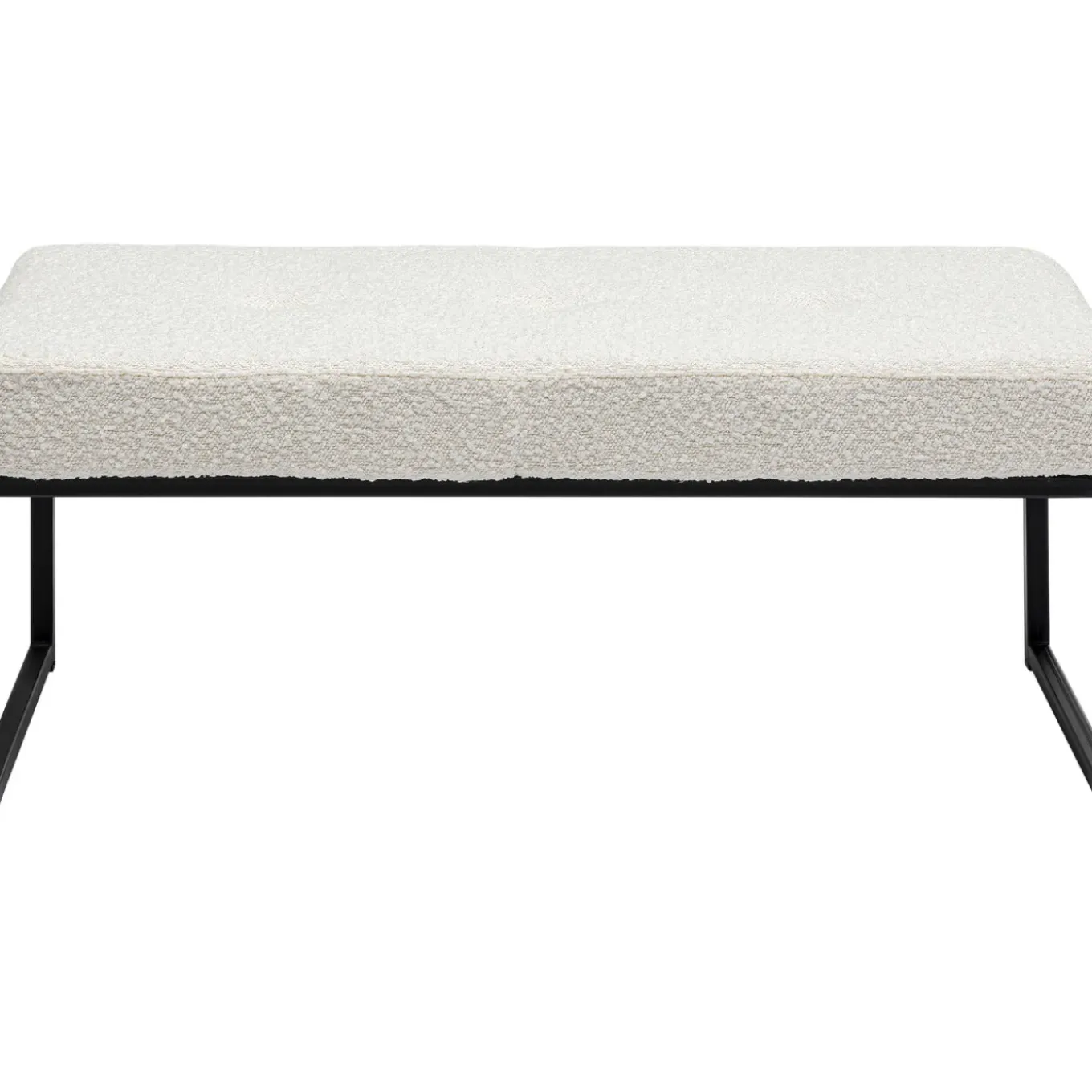 Banquette Smart Boucle Creme Noir 90Cm