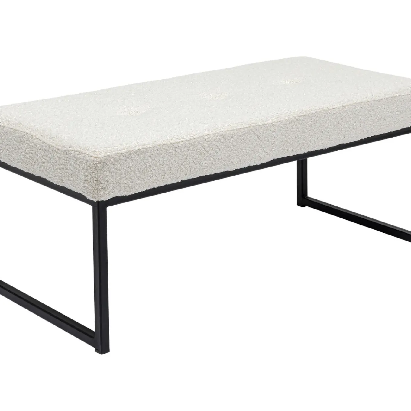 Banquette Smart Boucle Creme Noir 90Cm