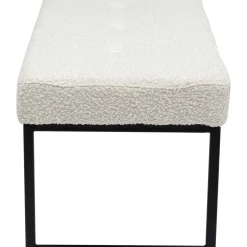 Banquette Smart Boucle Creme Noir 90Cm