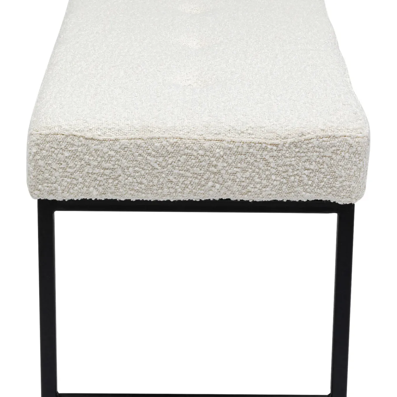 Banquette Smart Boucle Creme Noir 90Cm