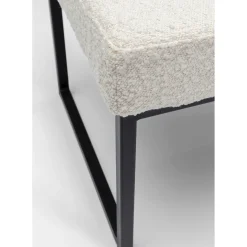 Banquette Smart Boucle Creme Noir 90Cm