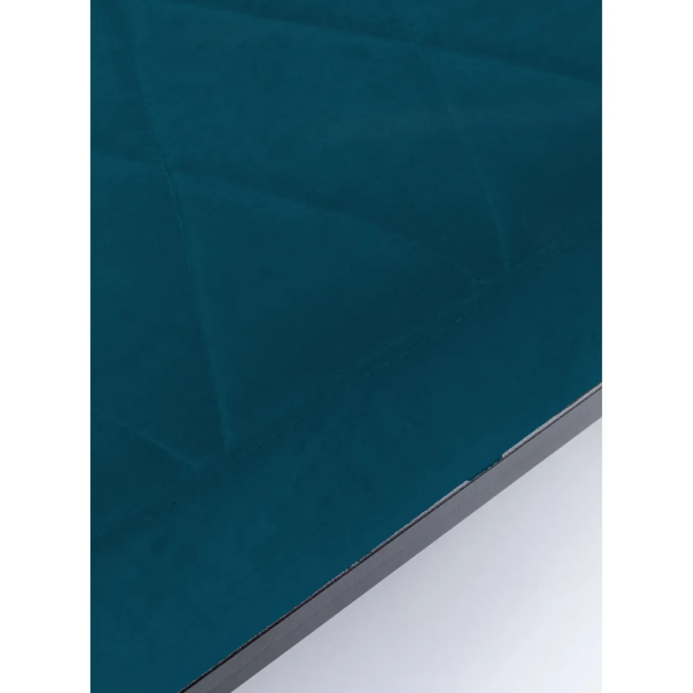 Banquette Smart Velours Petrole Noir 150Cm