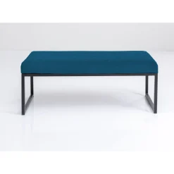 Banquette Smart Velours Petrole Noir 90Cm