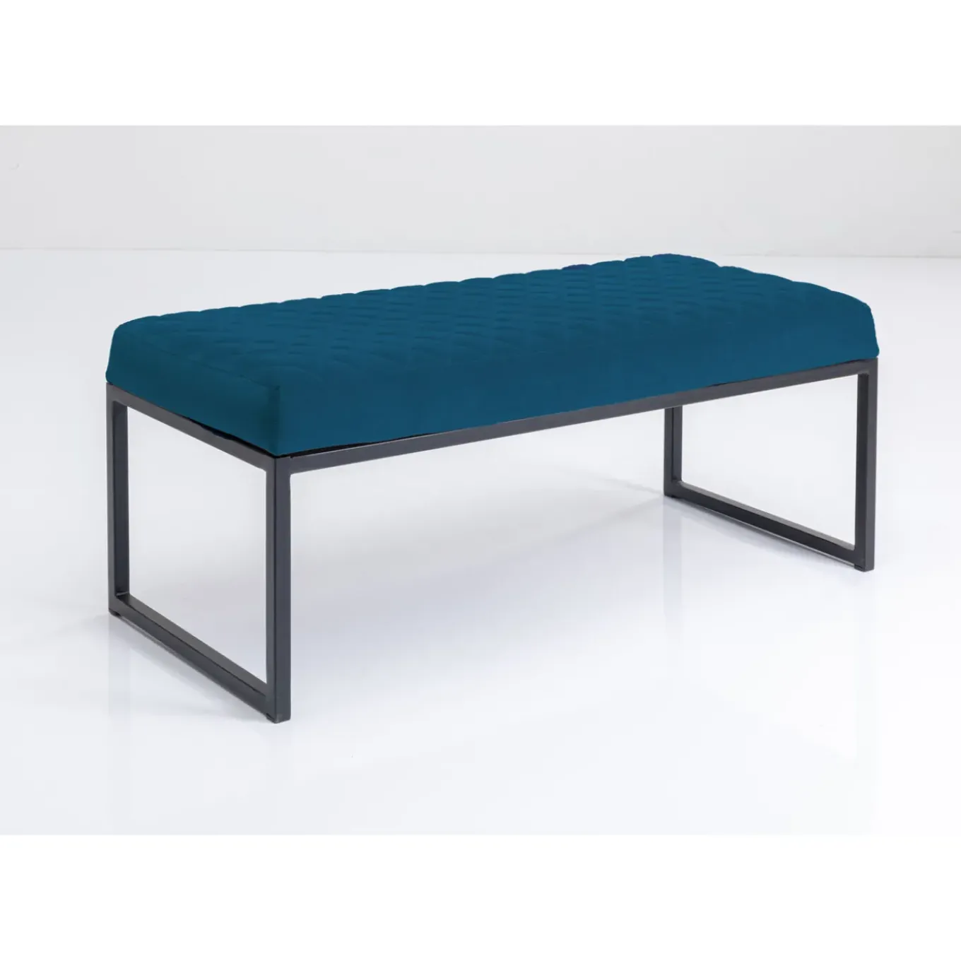Banquette Smart Velours Petrole Noir 90Cm