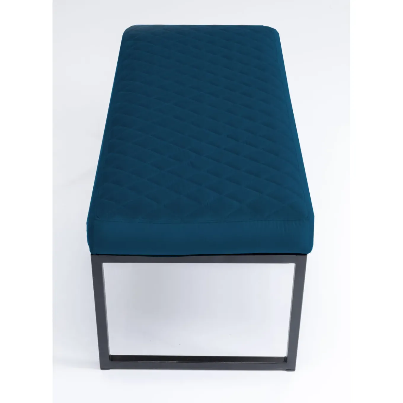 Banquette Smart Velours Petrole Noir 90Cm